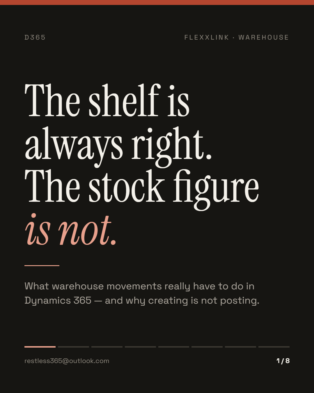 Cover: the shelf is always right